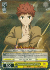 Summoning with a Command Seal Shirou - FS/S36-E004 - R
