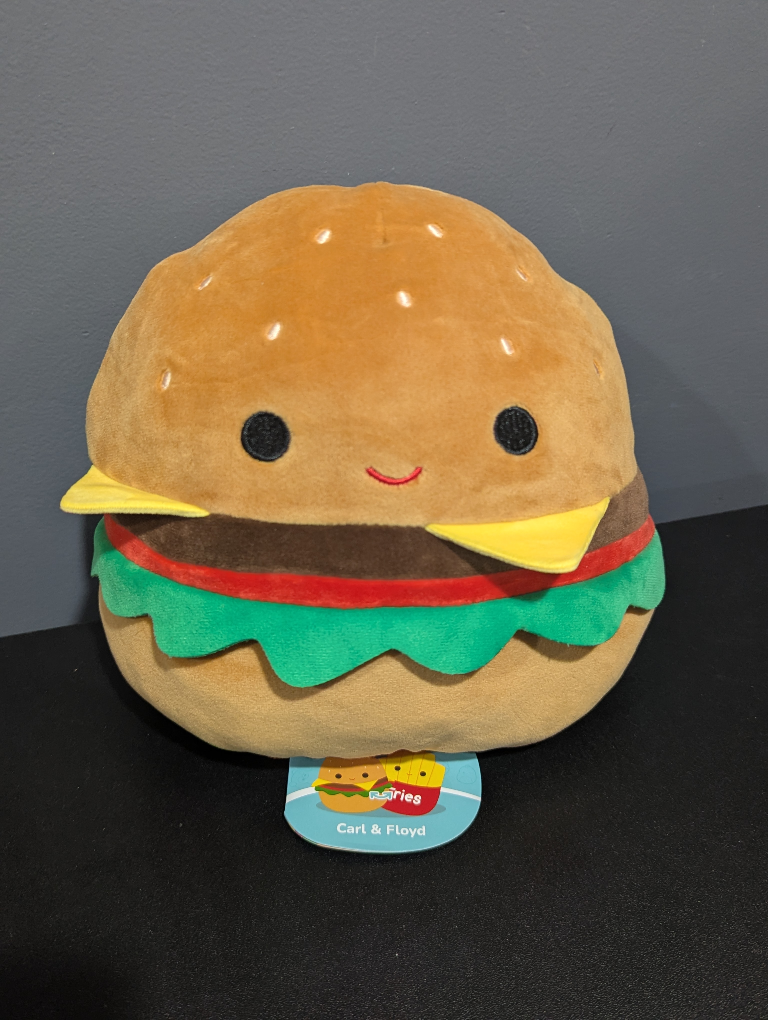 Squishmallows 8 Carl & Floyd Flip-a-Mallows Cheeseburger & Fries NWT