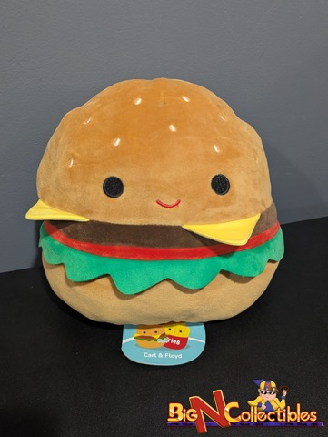 Squishmallows 8 Carl & Floyd Flip-a-Mallows Cheeseburger & Fries NWT