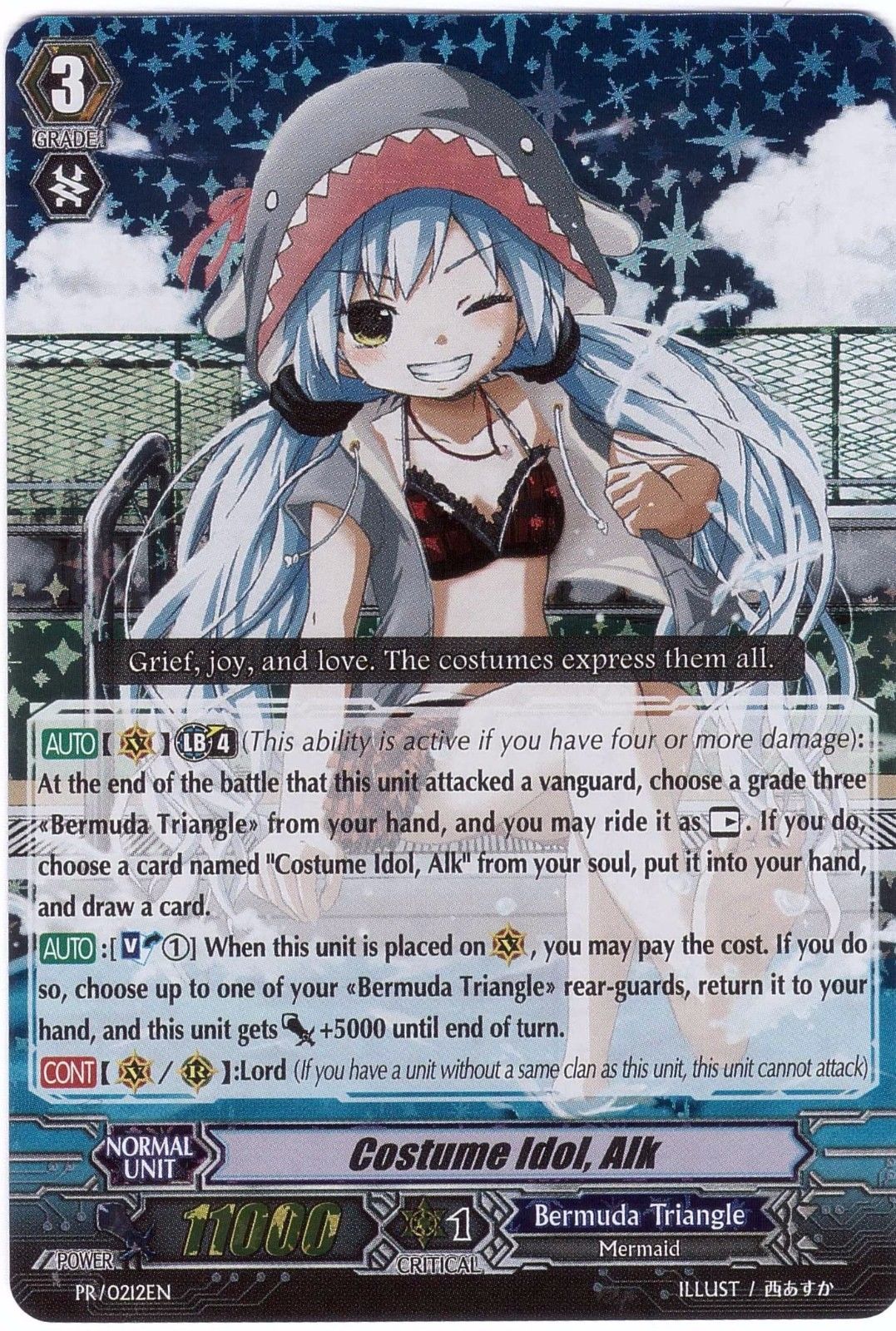 Costume Idol, Alk - PR/0212EN - PR