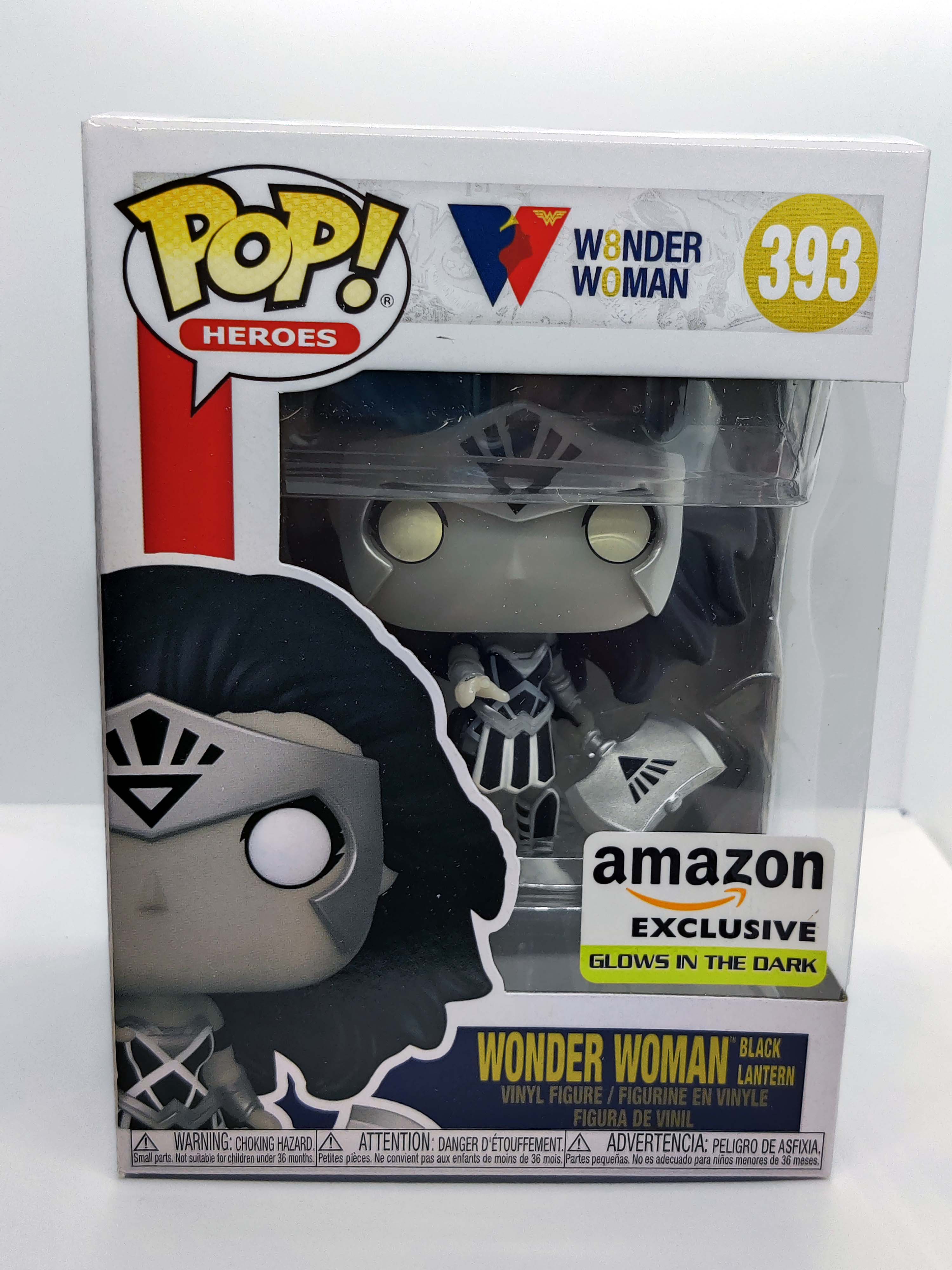 Funko Pop! Wonder Woman Black Lantern #393 GITD Exclusive