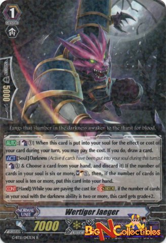 Wertiger Jaeger - G-BT11/043EN - R