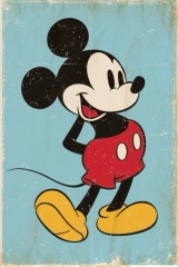 Mickey Mouse - Retro Poster