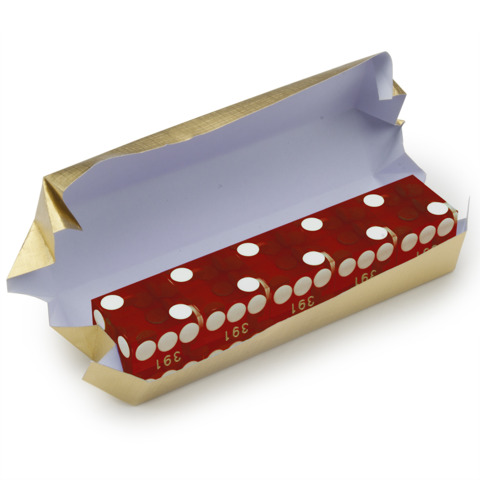 Precision Dice with Matching Serial Numbers (5 New Red 19mm Grade A)