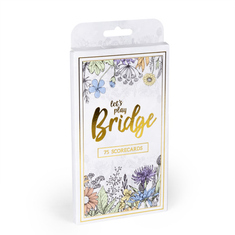 Bridge Scorecards, 75 Pack