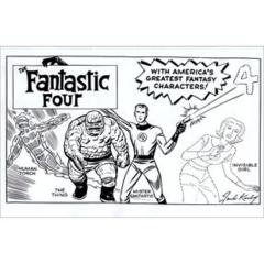 Fantastic Four (2018) #1 (Kirby B&W Hidden Gem Variant)