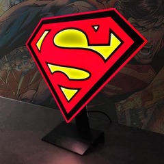 Superman LED Wall Light with Mount