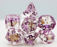 Foam Brain Games - Purple Koi Fish RPG Dice Set