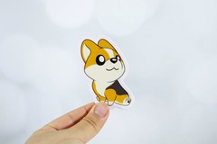 Emii Creations - Tri-Red Corgi Vinyl Sticker