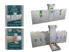 Roll 4 Initiative - Castle Keep Dice Tower and DM Screen Walls (Magnetic Dry-Erase Turn Tracker Included!)