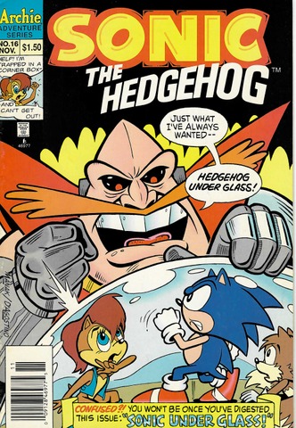 Sonic The Hedgehog (1993) #16 (FN)