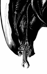 Alien (2022) #1 (Mature Readers) (PX Diamond Comics 40th Anniversary Virgin Inks Variant)