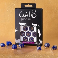 Q-Workshop - Cats Modern Dice Set: Meowster