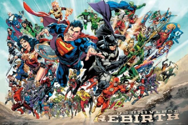 DC Comics Universe Rebirth Poster