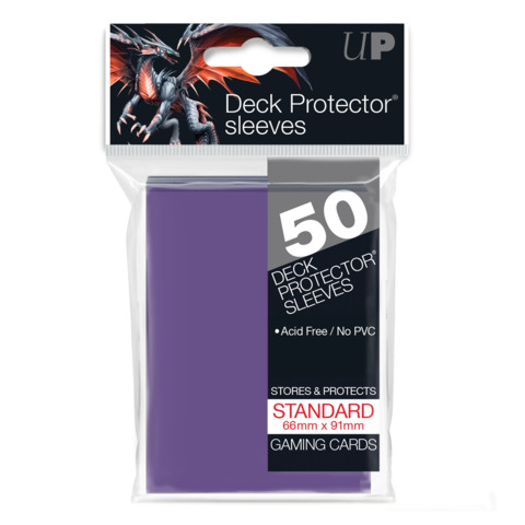 Ultra Pro - Solid Purple 50 Count Standard Sleeves (82676)
