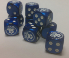 Dice - Blue Ox die (d6)