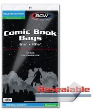 BCW - Resealable Current / Modern Comic Bags (100 bags)