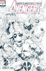 Avengers (2018) #1 (Land Sketch One-per-store Variant)