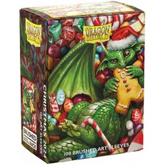 Dragon Shield - Art Brushed - Christmas 2024 100 Count Standard Sleeves (Limited Edition!)