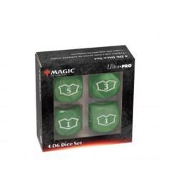 Ultra Pro - Magic: The Gathering 22MM Loyalty Dice Set: Green Mana (86830)