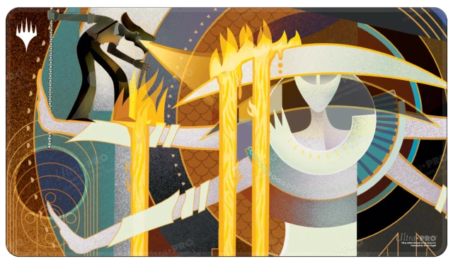 Ultra Pro - MTG March of the Machine: Aftermath Rebuild the City White Stitched Playmat (38007)