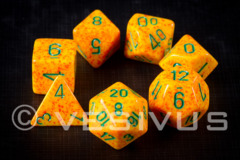 7-die Polyhedral Set - Speckled Lotus - CHX25312