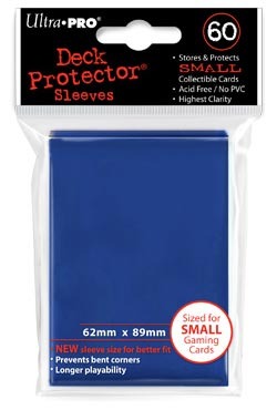 Ultra Pro - Solid Blue 60 Count Mini Sleeves (82965)