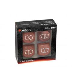 Ultra Pro - Magic: The Gathering 22MM Loyalty Dice Set: Red Mana (86829)