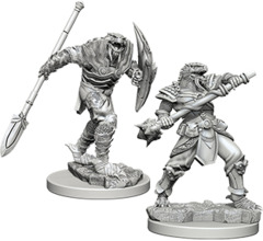 Dragonborn Fighter with Spear (Male) (73340)