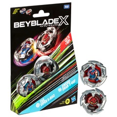 Beyblade X - Tail Viper 5-80O & Sword Dran 3-60F Dual Booster Pack Set