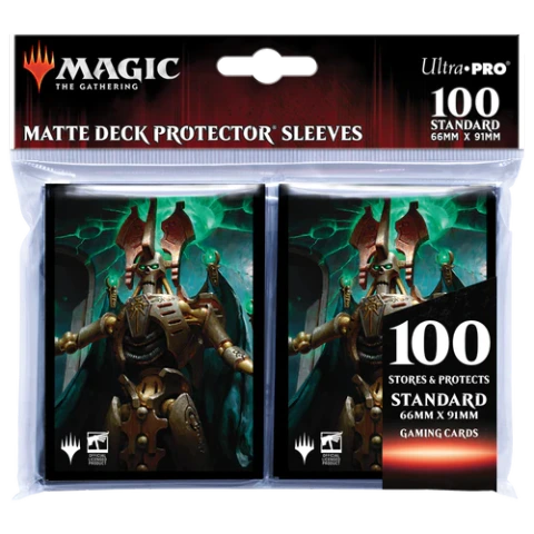 Ultra Pro - Magic: The Gathering x Warhammer 40,000 Szarekh, the Silent King 100 Count Sleeves (19444)