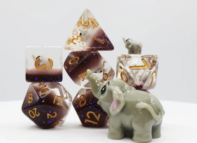 Foam Brain Games - Elephant RPG Dice Set