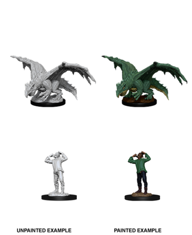 Dragon, Green (Wyrmling) & Afflicted Elf (90029)