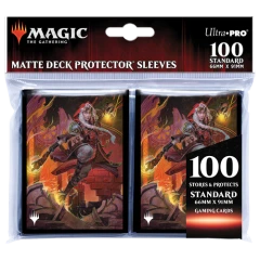 Ultra Pro - MTG Dominaria United Jaya, Fiery Negotiator 100 Count Standard Sleeves (19486)