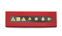 Dungeon & Dragons - 50th Anniversary Heavy Metal 7 RPG Dice Set