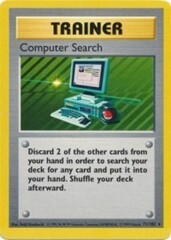 Computer Search - 71/102 - Rare - 1st Edition - Shadowless Edition