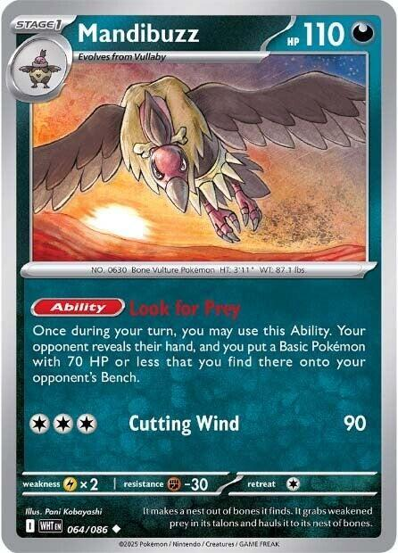 Mandibuzz - 064/086 - Uncommon - Reverse Holo