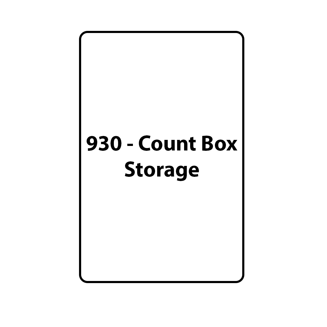 930 Count Cardboard Box