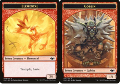 Elemental (009) // Goblin Double-Sided Token