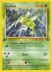 Scyther - 26/64 - Rare - Holo Foil - Unlimited Edition