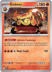 Emboar - 013/086 - Rare - Reverse Holo