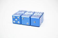 Gravity Dice D6 - Sapphire - Set of 6