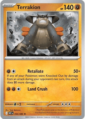 Terrakion - 054/086 - Holo Rare