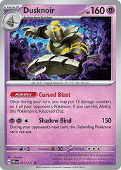 Dusknoir - 037/131 - Rare - Reverse Holo