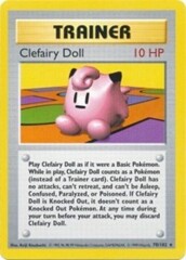 Clefairy Doll - 70/102 - Rare - 1st Edition - Shadowless Edition