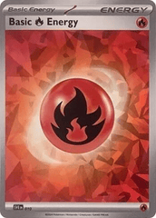 Basic Fire Energy - Cracked Ice Holo