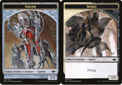 Spirit // Golem Double-Sided Token