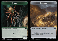 Spider (0036) // Treasure (0048) Double-Sided Token - Foil