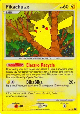 Pikachu - DP16 - Countdown Calendar Promos