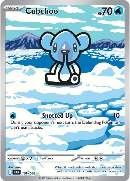 Cubchoo - 109/086 - Illustration Rare